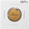 Image 1 : 1891 Gold Sovereign Love Token Coin Holed