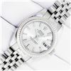 Image 2 : Rolex Ladies Stainless Steel Silver Index Datejust Wristwatch