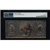 Image 2 : Original $1 Warren Bank, Rhode Island National Currency Note CH#1419 PMG Good 6 Net