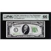 Image 1 : 1934 $10 Federal Reserve Note Philadelphia Fr.2005-C PMG Gem Uncirculated 66EPQ