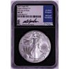 Image 1 : 2021 Type 2 $1 American Silver Eagle Coin NGC MS70 First Day of Gaudioso Signature