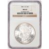 Image 1 : 1881-CC $1 Morgan Silver Dollar Coin NGC MS63