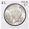 Image 1 : 1925-S $1 Peace Silver Dollar Coin