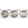 Image 1 : Lot of 1885-1887 $1 Morgan Silver Dollar Coins