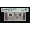 Image 1 : 1837 Ten Cents Marietta, PA Barr Spangler's Remainder Note PMG Extremely Fine 40EPQ