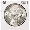 Image 1 : 1887 $1 Morgan Silver Dollar Coin