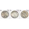 Image 1 : Lot of 1922-S, 1923-S & 1924-S $1 Peace Silver Dollar Coins