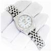 Image 4 : Rolex Ladies Stainless Steel White Index Datejust Wristwatch
