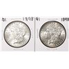 Image 1 : Lot of (2) 1898 $1 Morgan Silver Dollar Coins