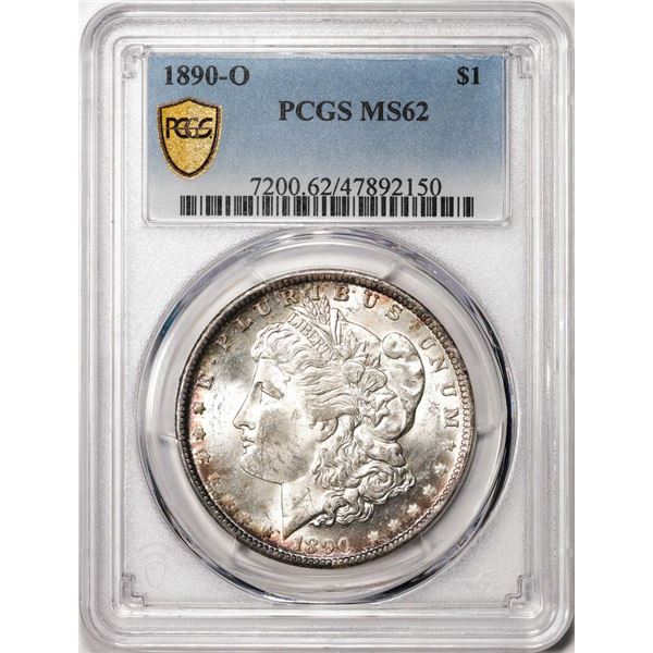 1890-O $1 Morgan Silver Dollar Coin PCGS MS62