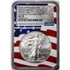 Image 1 : 2021(P) Type 1 $1 American Silver Eagle Coin NGC MS70 ER Philadelphia Emergency Issue
