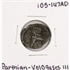 Image 1 : 105-147 AD Parthian Empire Vologases III Drachm Ancient Silver Coin