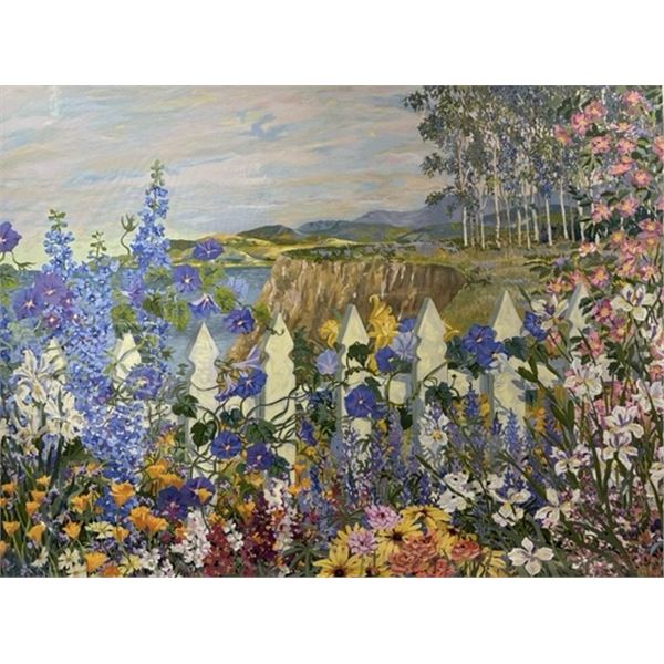 Field of Lupin by John Powell