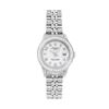 Image 2 : Rolex Ladies Quickset Stainless Steel White Arabic Dial Diamond Bezel Wristwatch