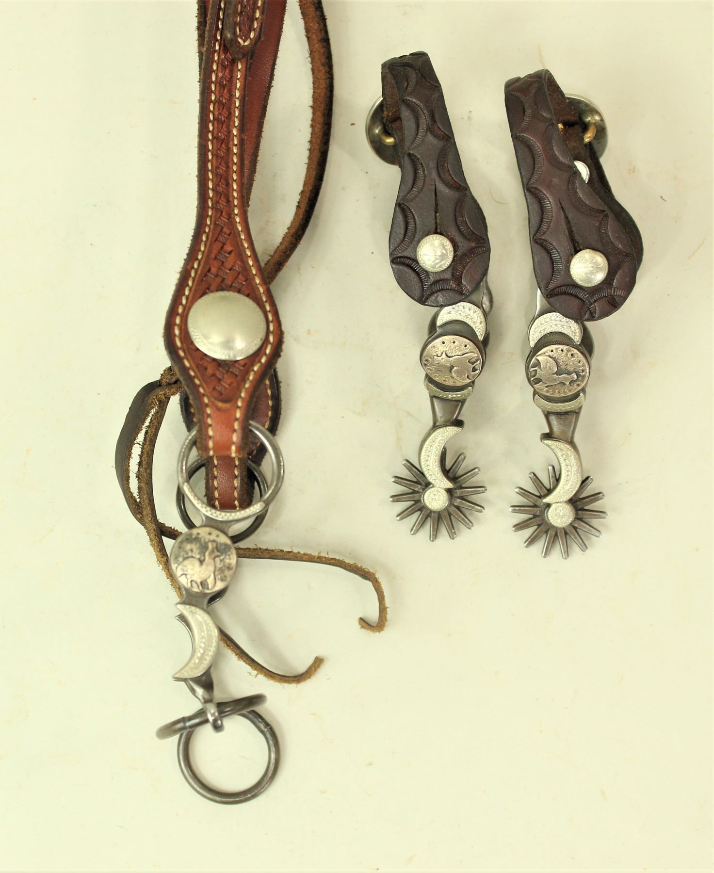Spur Set Jerry Wallace Miniature Spur Set