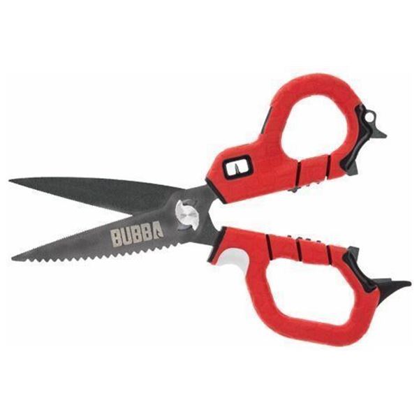 BUBBA BLADE MEDIUM SHEARS W/ NO-SLIP GRIP & BTTLE OPNR/SPNR