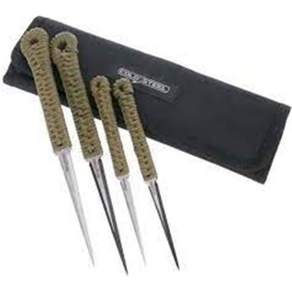 COLD STEEL THROWING SPIKES 2- 2.5" & 2-3.5" W/SH