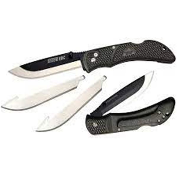 OUTDOOR EDGE 3.5" ONYX EDC FOLDING BLADE BLACK BL