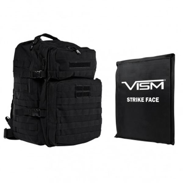 VISM 2974 Backpack w/11"X14" Soft Panel - Black (Build to Order)
