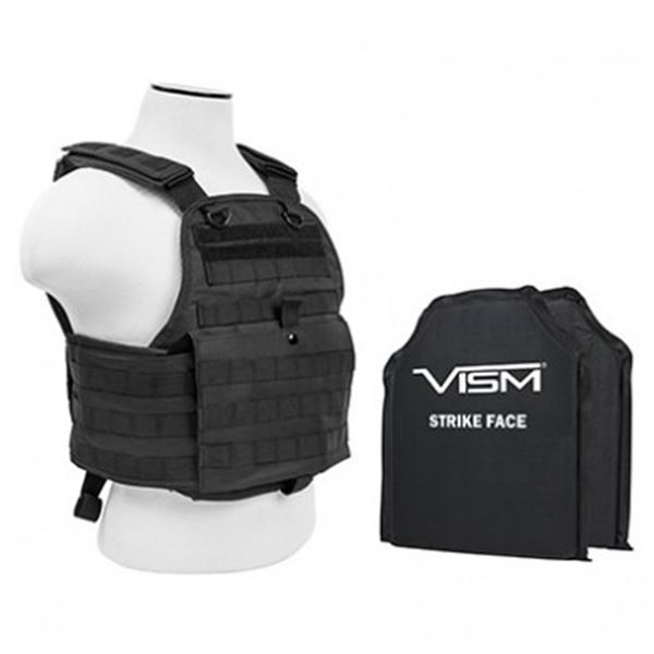 VISM 2924 Carrier w/10X12 Soft Panels [Med-2XL] - Black