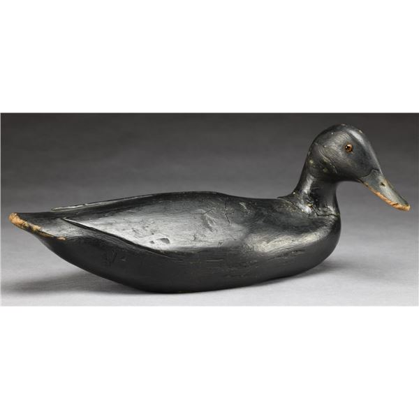 GUS WILSON TURNED HEAD DUCK DECOY.
