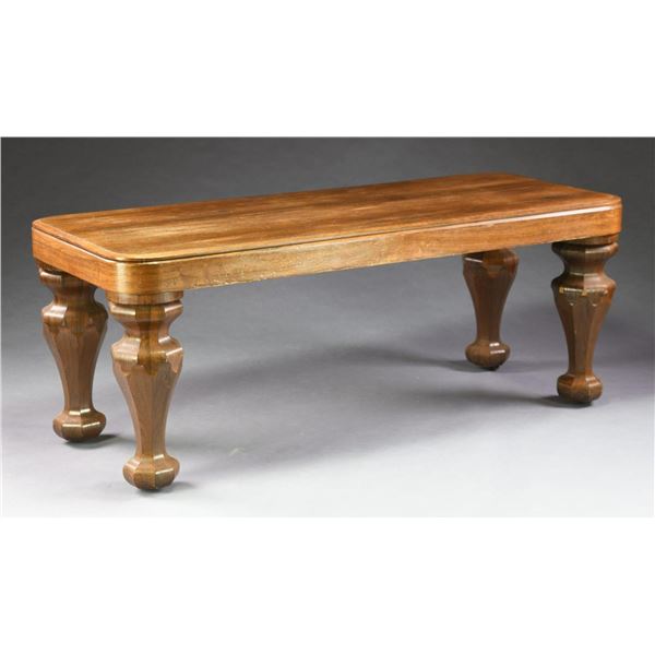 ROSEWOOD EMPIRE LIBRARY TABLE.