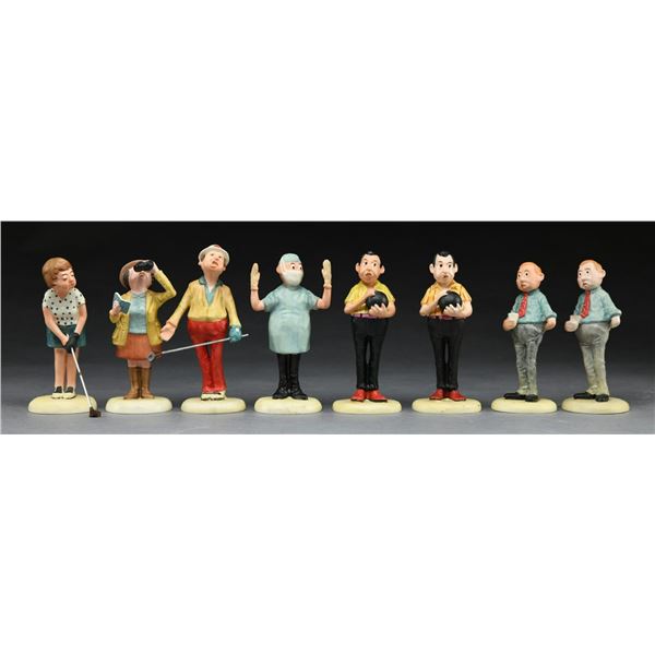 6 GOEBEL CHARACTER FIGURINES.