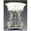 Image 2 : LARGE MT. WASHINGTON BRIDES BOWL ON STAND.