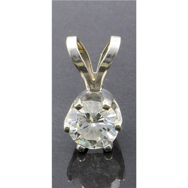 APPROXIMATELY 0.50 CARAT DIAMOND DROP.