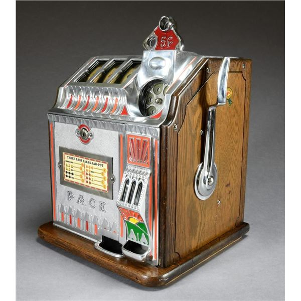 5 CENT PACE BANTAM SLOT MACHINE.