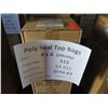 Image 2 : Qty 111 Pkgs (100 ea) Poly Seal Top Bags 4"x6" Retail $534