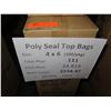 Image 3 : Qty 111 Pkgs (100 ea) Poly Seal Top Bags 4"x6" Retail $534