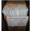 Image 1 : Qty 79 Pkgs (100 ea) Poly Seal Top Bags 5"x8" Retail $537