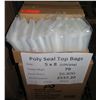 Image 1 : Qty 79 Pkgs (100 ea) Poly Seal Top Bags 5"x8" Retail $537