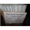 Image 2 : Qty 79 Pkgs (100 ea) Poly Seal Top Bags 5"x8" Retail $537