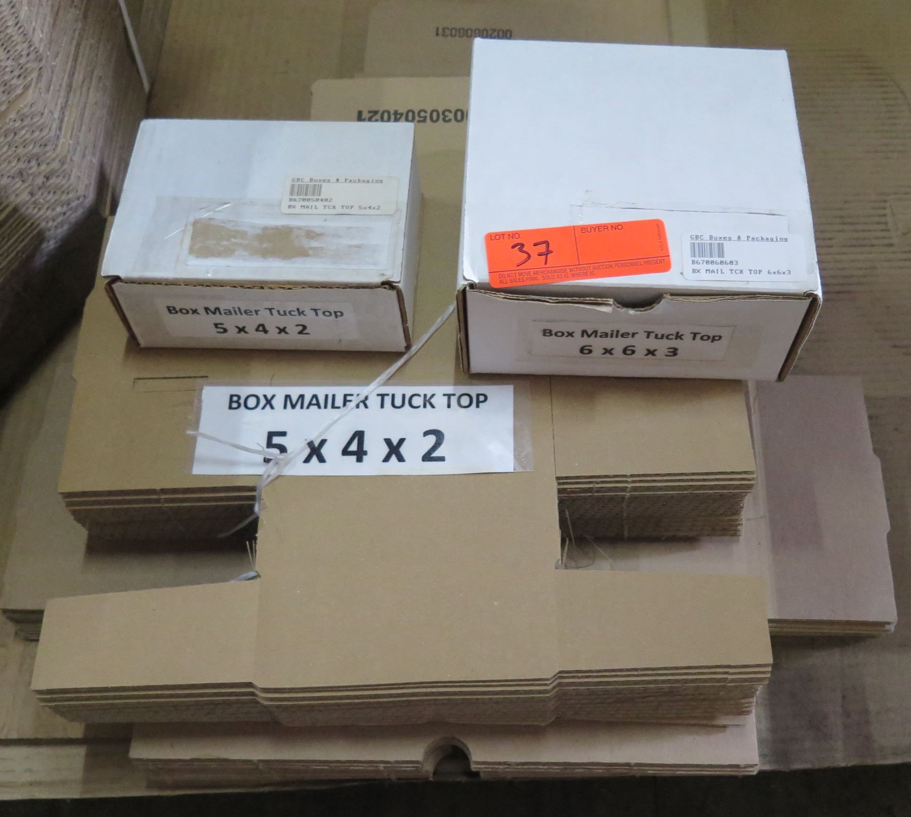 Multiple Box Mailers Tuck Top Misc Sizes