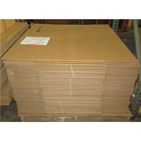 Qty 43 Corrugated Boxes Double Wall 22"x22"x22" Retail $1083