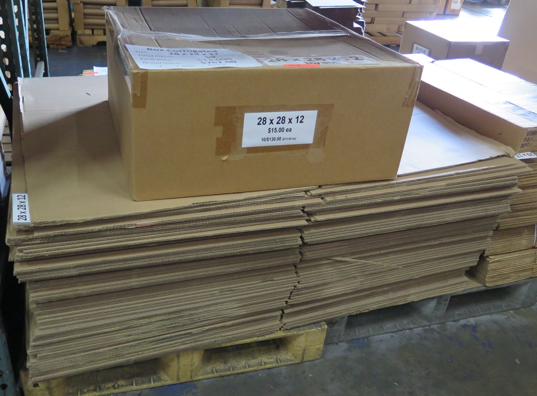 59 Box Qty 59 Corrugated Boxes 28