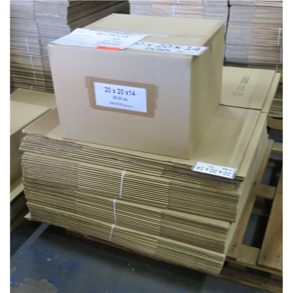 Qty 53 Corrugated Boxes 20"x20"x14" Retail $442