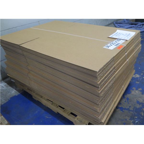 Qty 70 Corrugated Boxes 36"x21"x20" Retail $1197