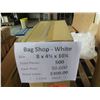 Image 2 : Qty 500 Bag Shop - White 8"x4.75"x10.22" Retail $300