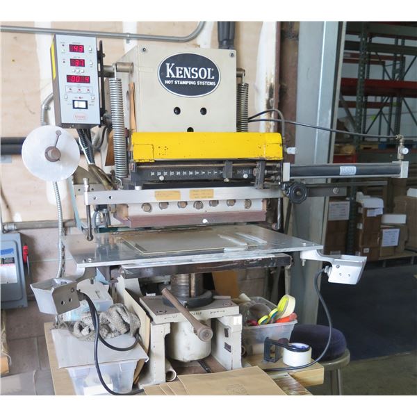 K Ensol Kensol K-65-H Hot Stamping Paper Bag Stamper (works - see video)