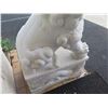 Image 19 : Qty 2 Guardian Lion Fu Dog Statues 25"x17"x44"H (Purchased in China 25 Yrs Ago)