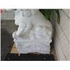 Image 20 : Qty 2 Guardian Lion Fu Dog Statues 25"x17"x44"H (Purchased in China 25 Yrs Ago)