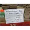 Image 3 : Qty 1169 Brown Grocery Bags 7.75"x4.75"x16" Retail $231