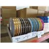 Image 2 : Qty 68 Assorted Ribbon Rolls 0.75"x250 yards Retail $846