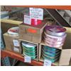 Image 1 : Qty 27 Assorted Ribbon Rolls 1.25"x250 yards Retail $499