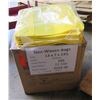 Image 1 : Qty 105 Non-Woven Bags Yellow 13"x7"x13.25" Retail $262