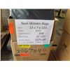 Image 3 : Qty 150 Non-Woven Bags Black 13"x7"x13.25" Retail $375