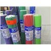 Image 3 : Qty 12 Plastic Tablecloth Rolls  Misc Colors & Sizes